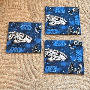 OOAK 6" Square Star Wars Cotton Close Reusable Envelope w/Waterproof Liner